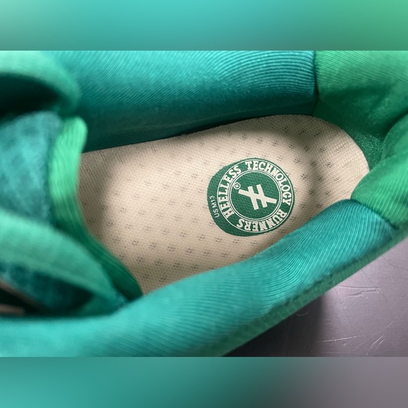 HT Runners Green Heelless Technology The Difference Size 13 Running Shoes - Picture 8 of 11